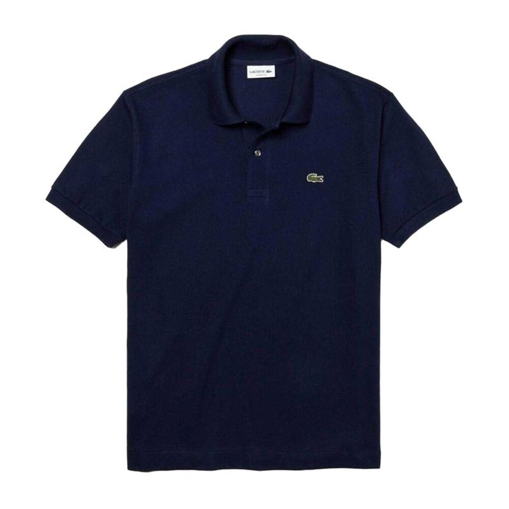 Lacoste Mens Classic Short-Sleeved Polo Shirt / Navy